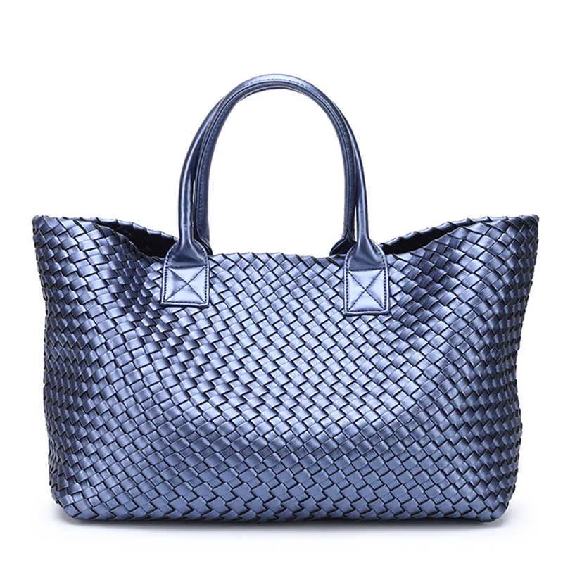 Borse a tracolla Design di marca Borse tessute per le donne Bales Fashion Tide Weave Hand Lady Borsa a grande capacità Shopping Basket Bag 221017