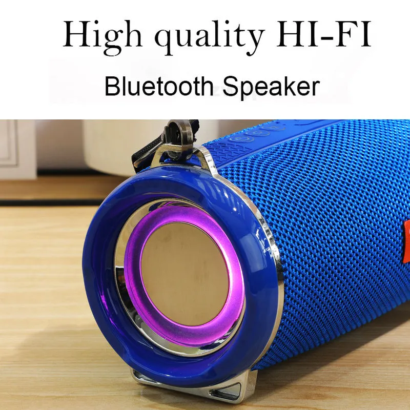 oraolo Cassa Bluetooth, Speaker Bluetooth BT5.3 Con Luci RGB, Impermeabile IPX6, Riproduzione di 8 Ore Supporta TF, USB, Speaker Bluetooth Portatile per Casa, Ciclismo, Festa
