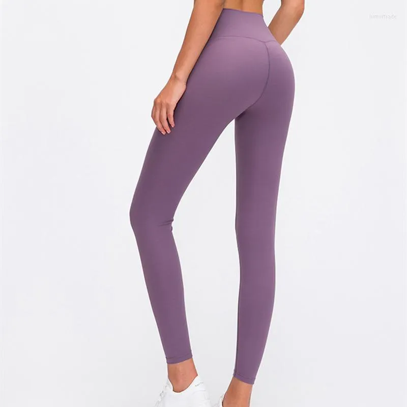 Pantalon actif Leggins Mujer noir doux au toucher nu jambières d'exercices femmes vêtements de sport collants de yoga Squatproof taille haute Fitness Sport