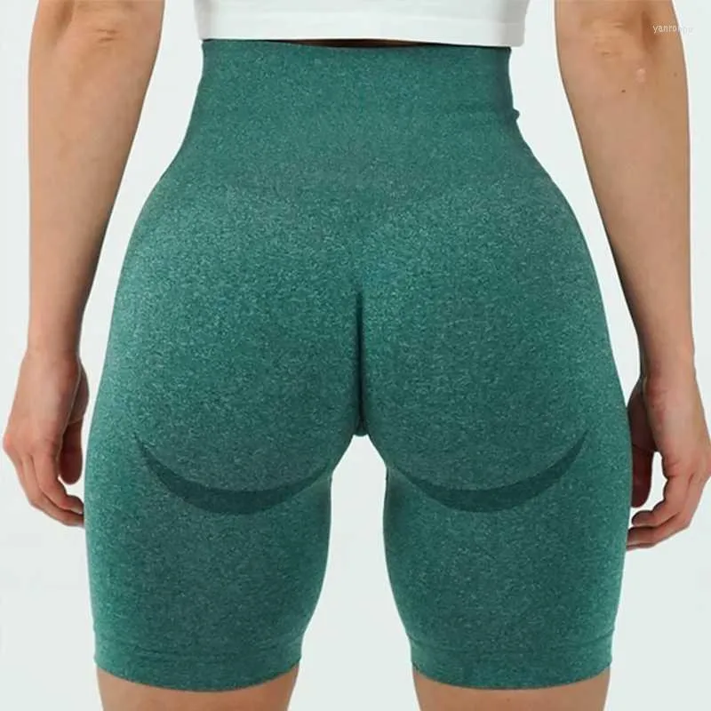 Shorts pour femmes femmes été Gym sans couture collants hanche ascenseur taille haute sport Leggings pantalon décontracté entraînement course