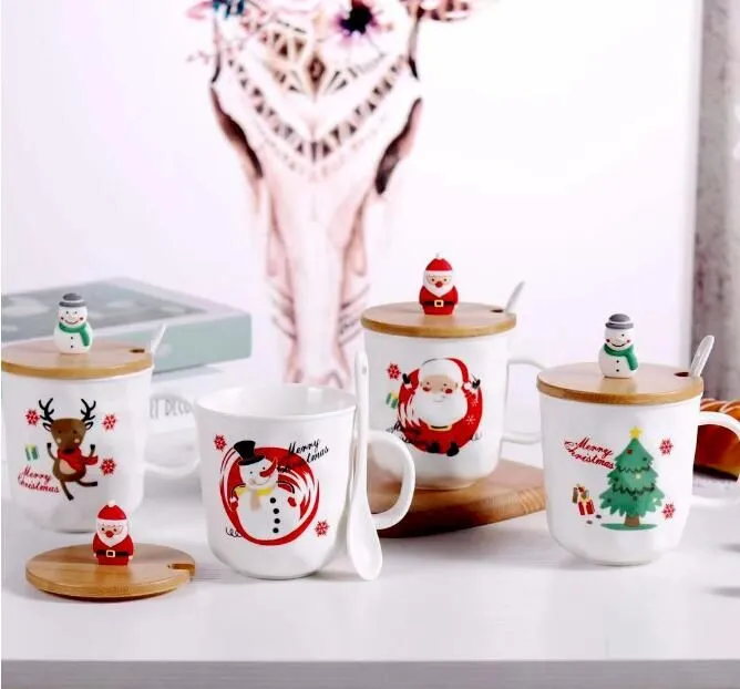 UPS Mugs Ceramic Drinking Cup Decorative Christmas Water Desktop Decor Drop Delivery 2021 Home Garden Kitchen Dining Bar Garden