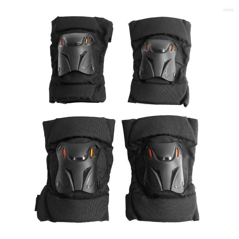 Moto armure genouillères gardes coude course tout-terrain Protection genouillère Motocross orthèse protecteur moto Protection