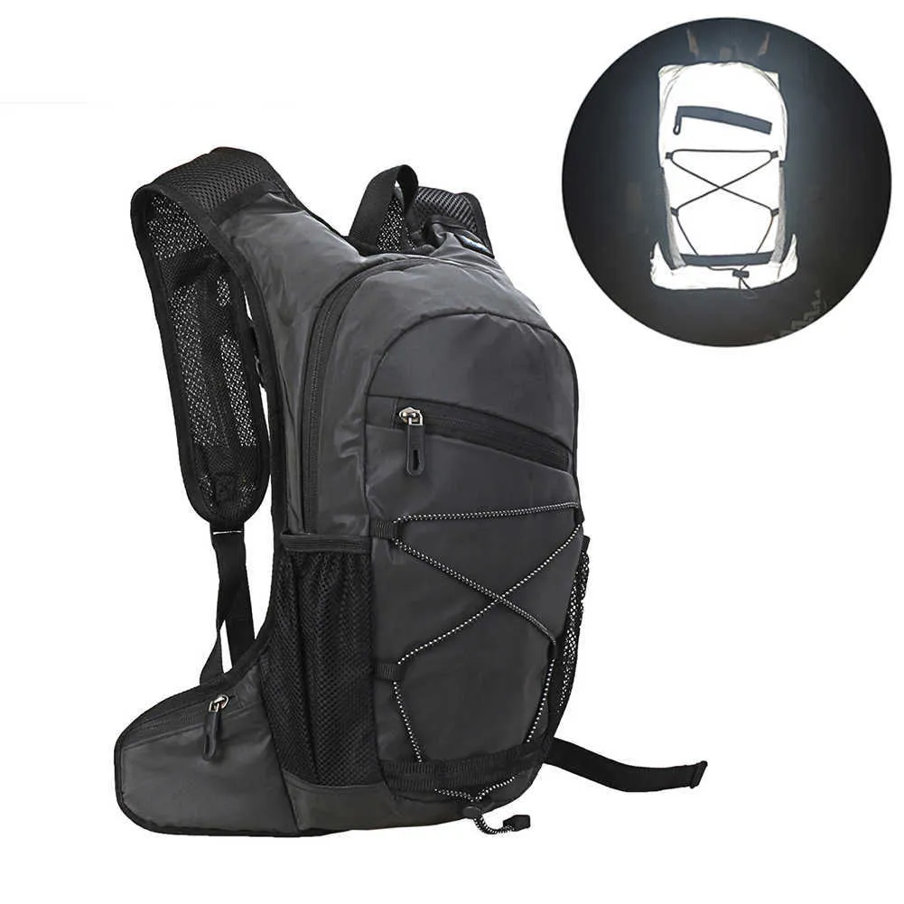 Hiking Bags Reflective Mountain Bike Backpacks Breathable Waterproof Outdoor Sports Bag Hiking Pouch Cycling Rucksack for Men Women L221014