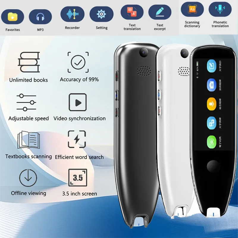 辞書翻訳者X5 Pro Voice PO Translator Pen Multi Real-Time Language 112サポートオフライン55オンラインスキャン翻訳ビジネス旅行221025