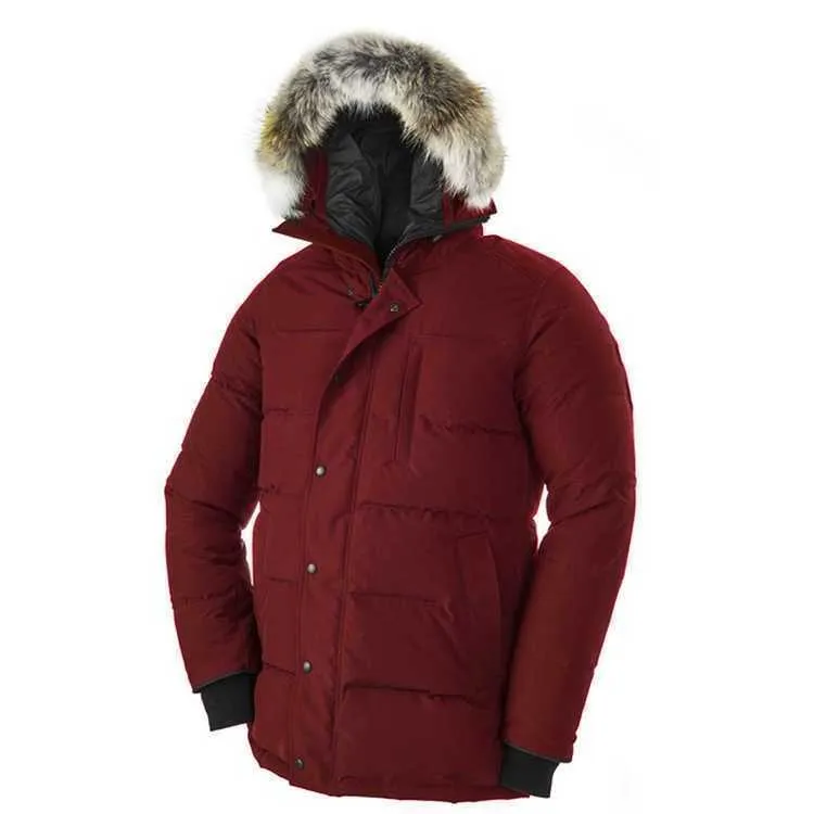 E47 Mens Downs Parka DHL Winter Waterproof Cloth Men Wolf Fur Jacket Hooded Fourrure Outwear Raccoon Furs Warm Coat