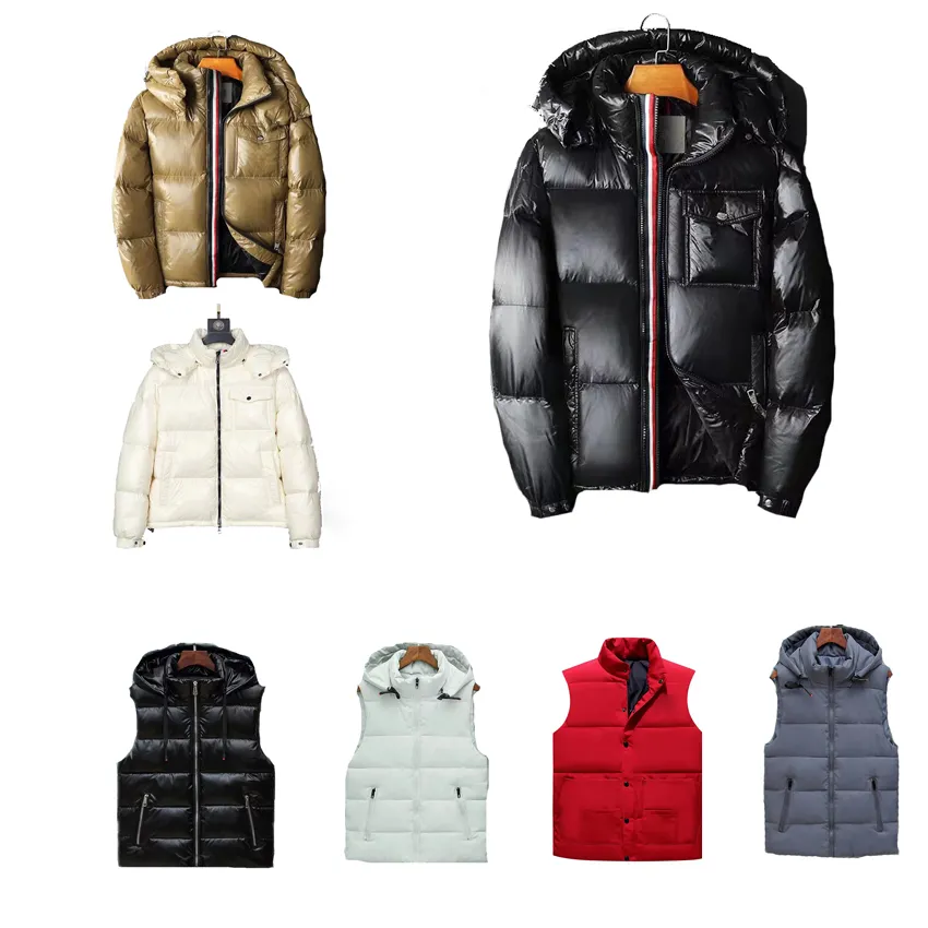 Puffer Ceket Kış Kaplama Ceket Ceket Erkekleri Kadın Ceket Dış Giyim Nedensel Katlar Sokak Giyim Kalın Sıcak Kapşonlu Moda Adam Giyim Uzun Kollu Parka Boyut S-3XL