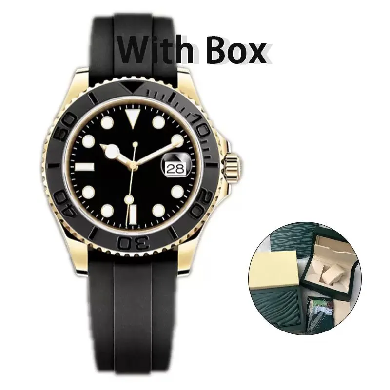 Reloj automático para hombre con caja de acero inoxidable resistente al agua luminoso clásico de acero deportivo para hombre cronómetro relojes de zafiro montre de luxe Wri238o