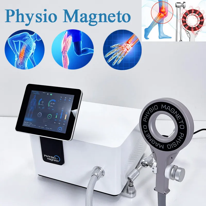 Physio Magneto Device Attrezzatura per terapia fisica Extracorporeal Sport Lesioni Macchina per alleviare il dolore Trasduzione di fisioterapia