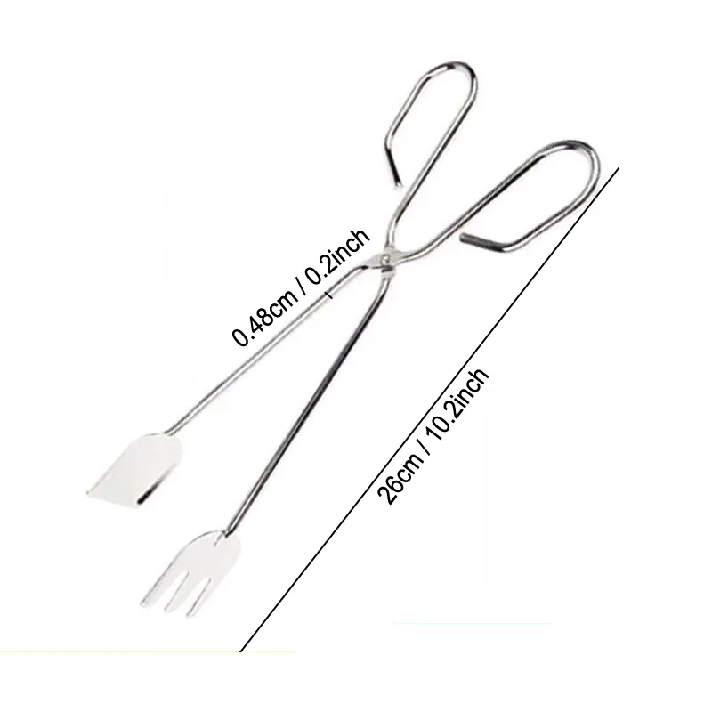 TiTo Titan Grillzange – Klein, Grau, Aus Reinem Titan, Für Grillen & Outdoor