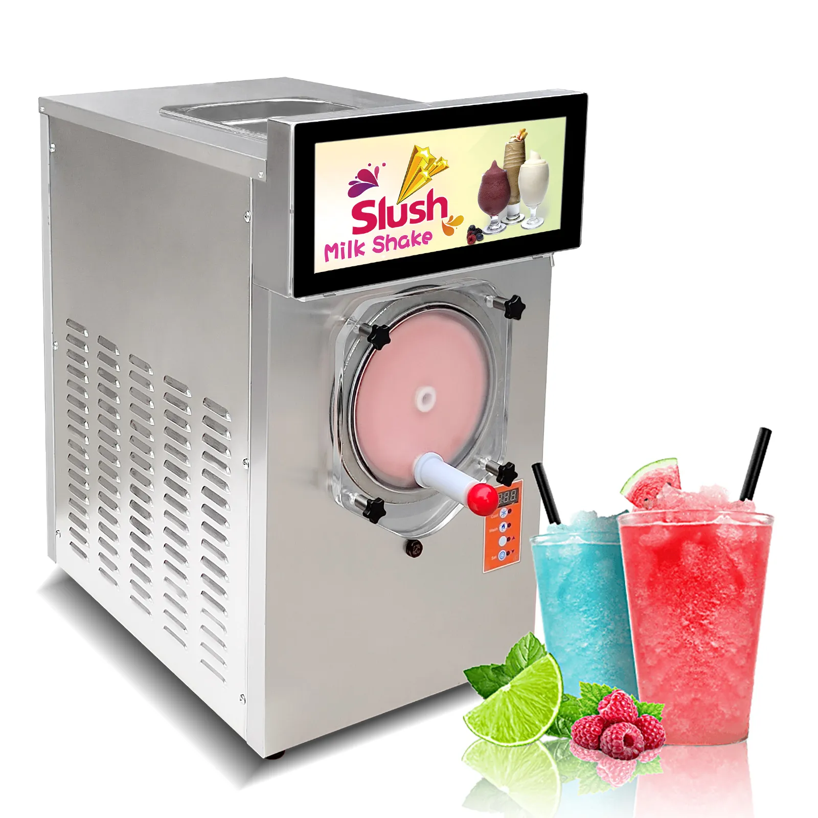 KOLICE ETL CEISMISCHE MILMSCHAFT MACHINE FROZEN GEWINNE MCFLURRY MAKE MACHTEN Saftsaftspender