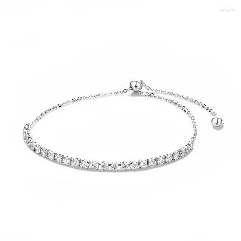 Bracelets de link Fashion Bulbões de pulseira de zircônia cúbica para mulheres presentes de luxo Armbanden Voor Vrouwen Bijoux Ano de Natal Presente