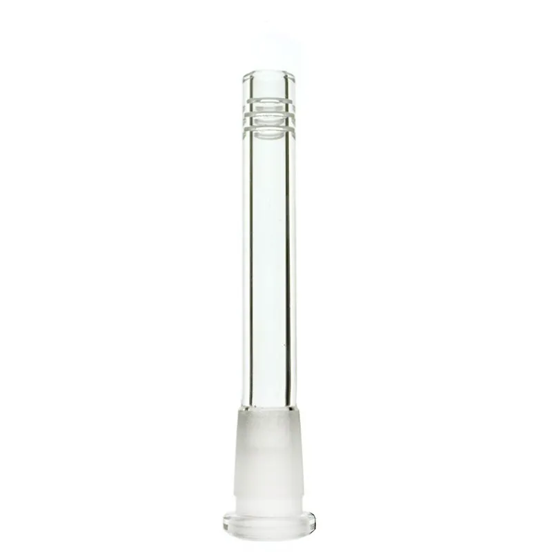 Narghilè Tubi da fumo da 4,8 pollici Vetro trasparente Downstem Imbuto Diffusore Tubo Down Stem Adattatore per bicchiere di vetro Bong Accessori per bong d'acqua