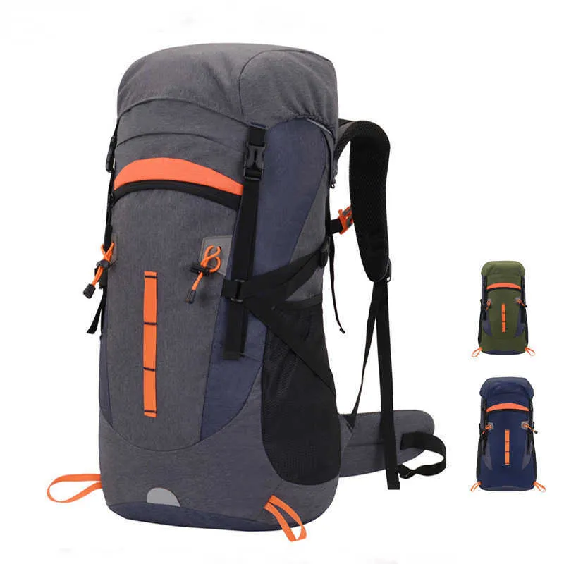 Bolsas de caminhada New Outdoor Sports Backpack 50L Bag de caminhada masculina Bolsa de camping para caminhada L221014