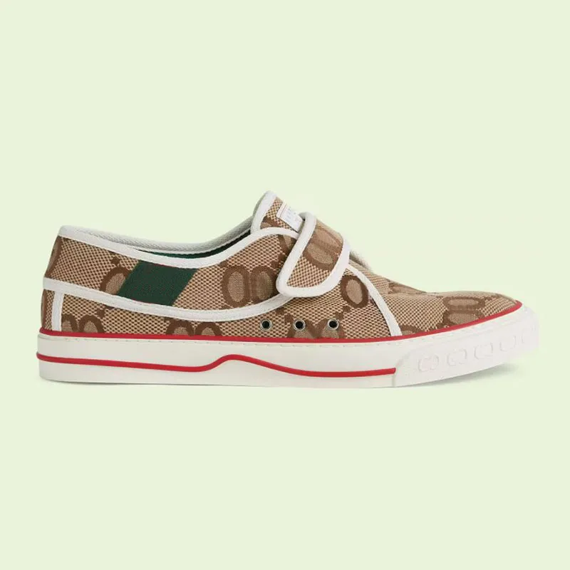 Designer Tennis 1977 canvas schoenen nieuwe witte lederen mannen aas groen en rood web lage platte luxe sneaker