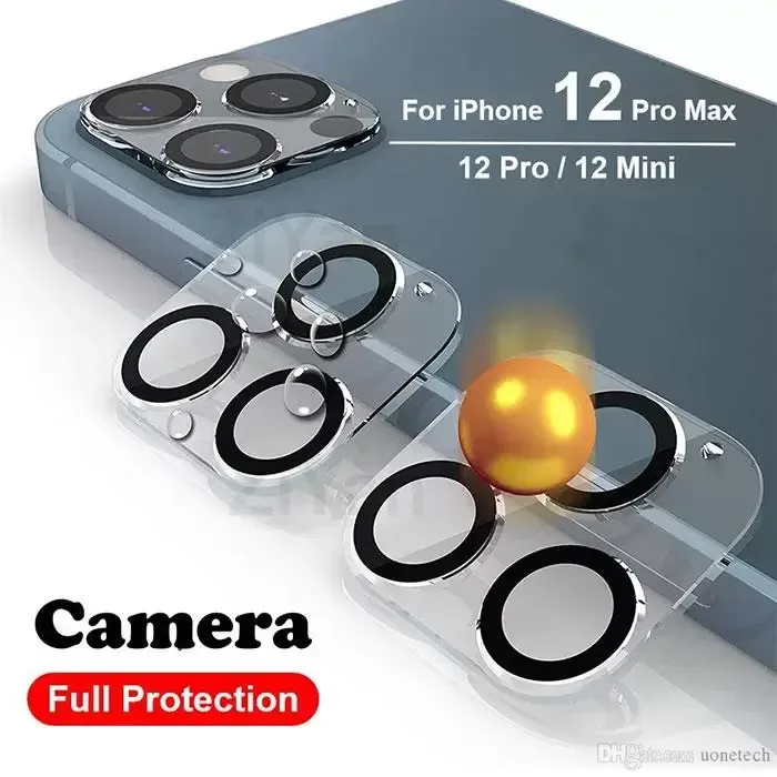 For Iphone Camera Lens Protector Tempered Glass Film 3D Transparent Full Cover With Retail Package 14 plus 13 12 Mini 11 Pro Max