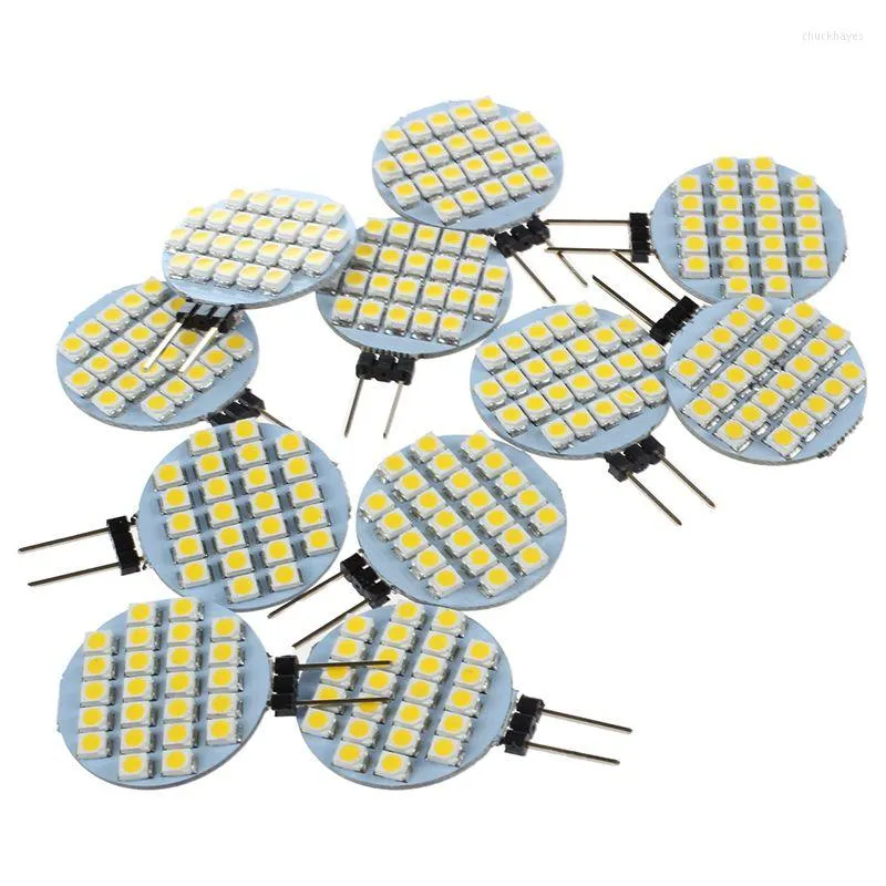 10X G4 SMD 24 LED 캐비닛 해양 야영 자 자동차 전구 램프 12V 따뜻한 백색광