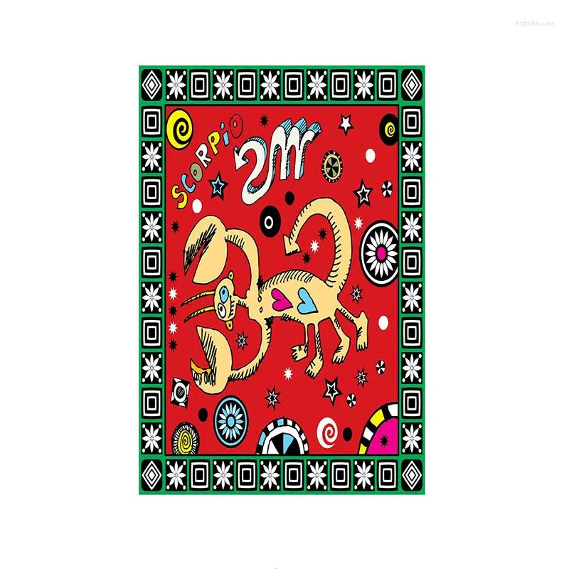 Tapis Motif d'abstraction Megayouput Tapis pour salon 80 140cm/120 160cm/140 200cm/160 230cm/200 300cm Tapis de sol antidérapant