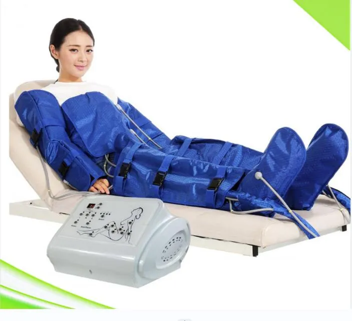 máquina de masaje de drenaje linfático de presoterapia para perder peso, presoterapia delgada, cuidado de la salud portátil, equipo de belleza para esculpir el cuerpo, masajeador de presión de aire para adelgazar