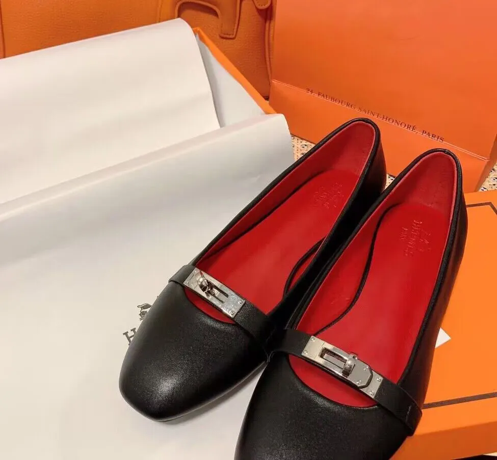 Luxury Designer Womens Leather Loafers With Silver Buckle Slip On Casual Dress Loafer Shoes In Soft And Flat Style Sizes 35 41 From Huche03 89.96 DHgate.Com