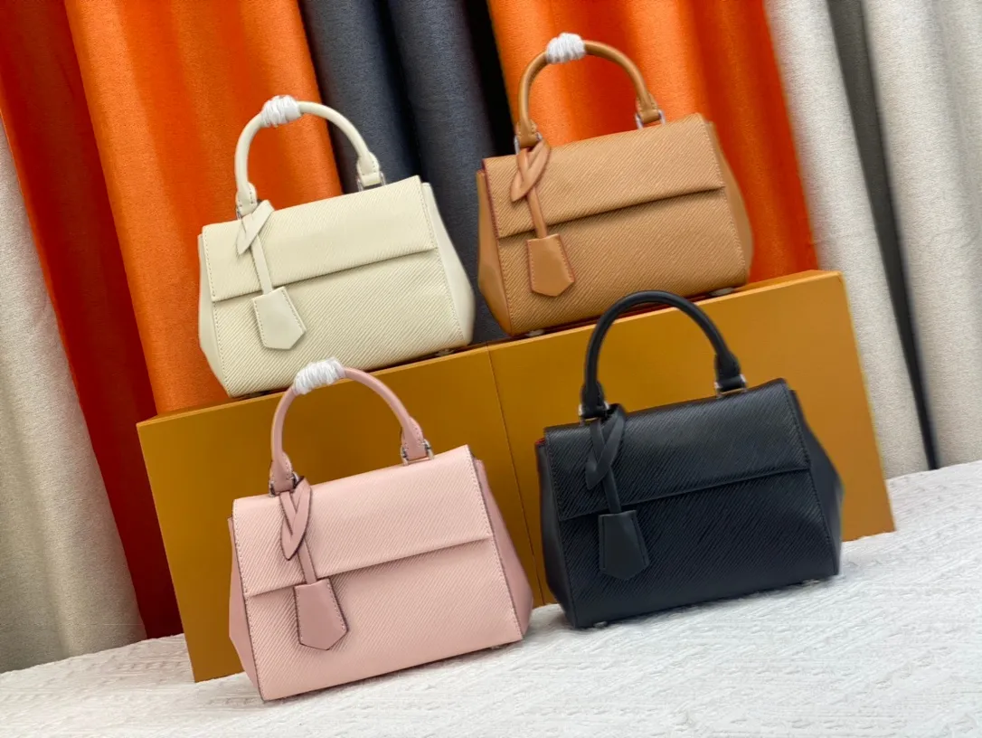 Tz bayanlar cluny bb mini el çantası 4 renkler Çıkarılabilir iki tonlu geniş çaplı shoul der kayış kayış kadın tasarımcı omuz çantaları reçine logo m58925 m58928 m58931