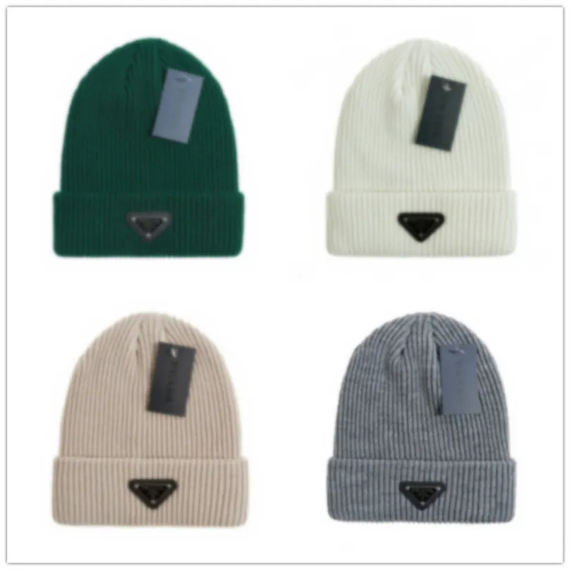 Homens de grife de grife de grife de grife de gorro de luxo chapéu de malha de malha de esqui snapback montado unissex inverno cashmere casual ao ar livre 10 cor pm-11