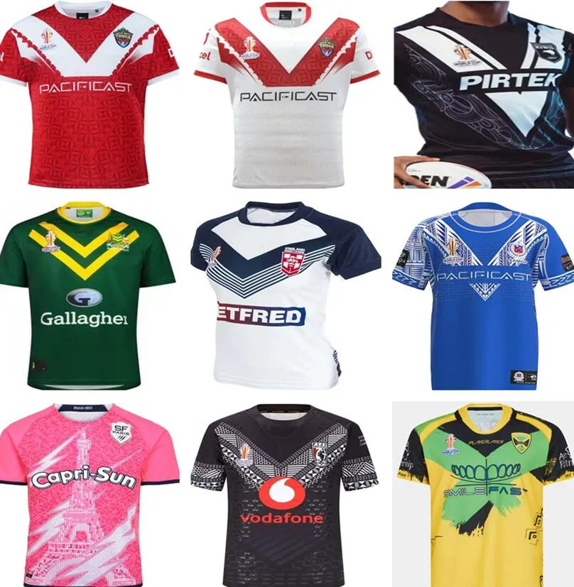 New Zealand Kiwis Rugby Jersey 2023 MMT Tonga Jamaica RLWC T Shirt