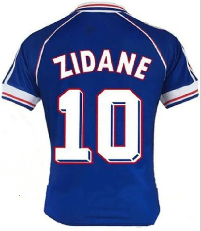 RETRO ZIDANE HENRY Frans voetbalshirt Maillot de foot MBAPPE RIBERY LIZARAZU MAKELELE voetbalshirt GRIEZMANN BENZEMA DJORKAEFF VIEIRA CANTONA TREZEGUET PIRES