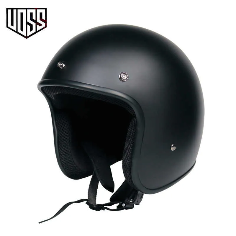 Casques de cyclisme DOT approuvé rétro moto casque casco 3/4 visage ouvert café racer chopper capacete L221014