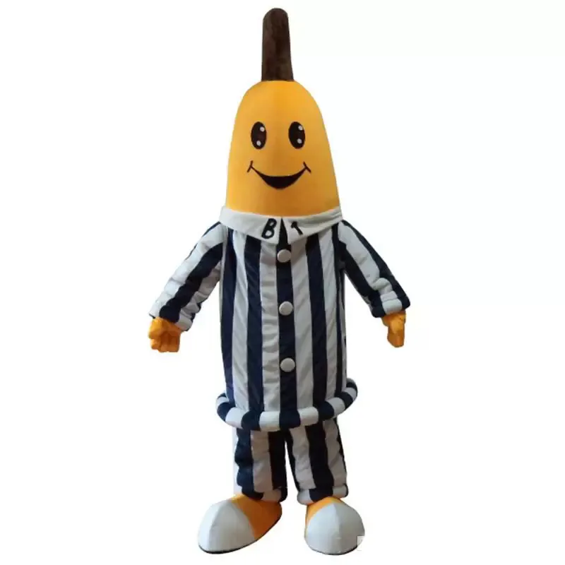 Заводская продажа горячих бананов в пижамах костюмы талисмана банановые костюмы для вечеринки на Хэллоуин