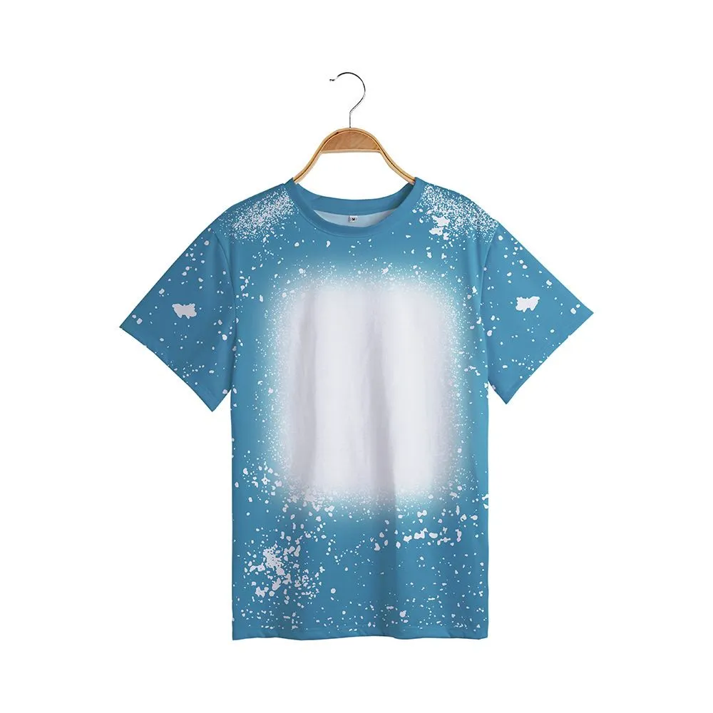 Party Sublimation Blanks Tie-Died Unisex Kid Women Men T shirts For Custom Christmas Gifts