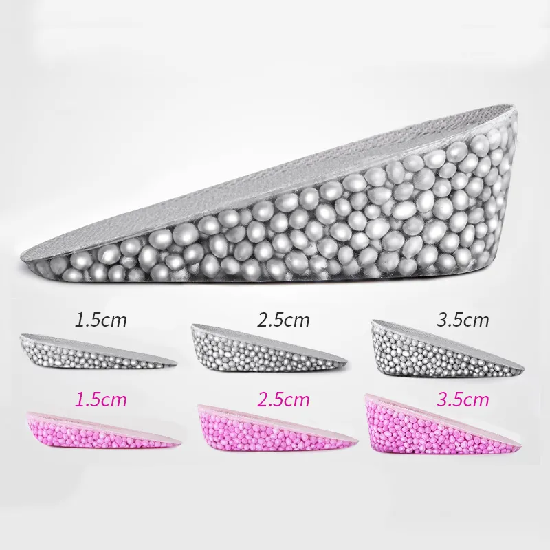 Boost siliconengelhoogte verhoogt inlegzolen voor hiel sporen pijnvoet kussen kussen foot massager care half insole pad unisex