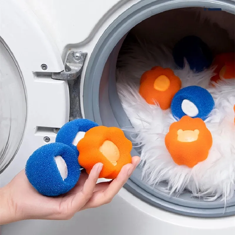 6 pezzi/1 pezzo Palline riutilizzabili per l'asciugatrice - Anti