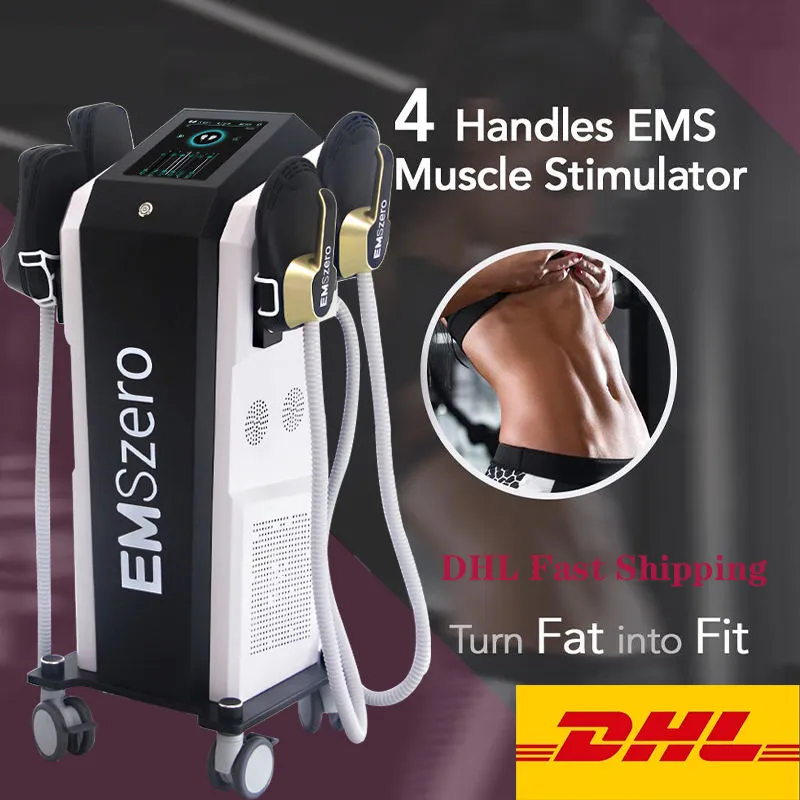Supply Abdomen Slimming Emslim HIEMT Building Muscle Cellulite Removal Machine lose Weight RF With 4 Handles Can Work Together