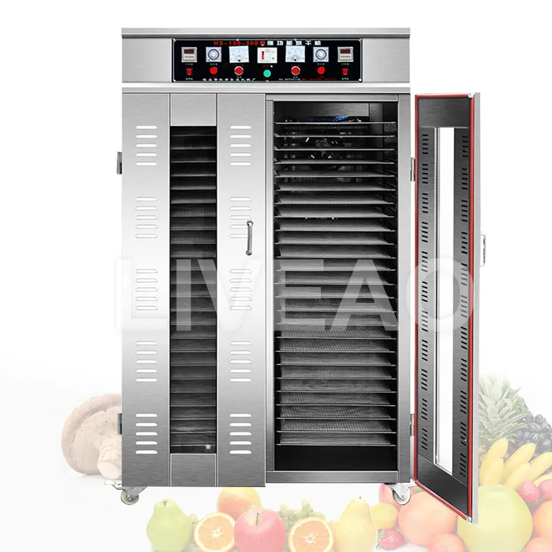 LIVEAO Kitchen High Efficiency 40/50 Layers Dehydrator Machine Commercial Drying Machine For Processing Various Fruit And Vegetables