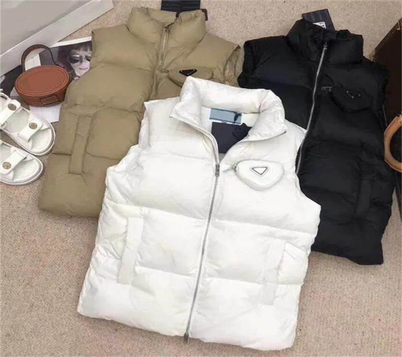 Giù uomo stile autunno e inverno per uomo donna cappotto giacca a vento moda giacche di lusso con cerniere lettere stampate capispalla cappotti firmati gilet