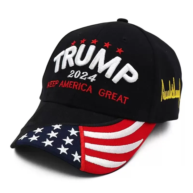 Trump Hat 2024 U S Presidential Election Cap Baseball Caps Adjustable Speed Rebound Cotton Sports Hats323c