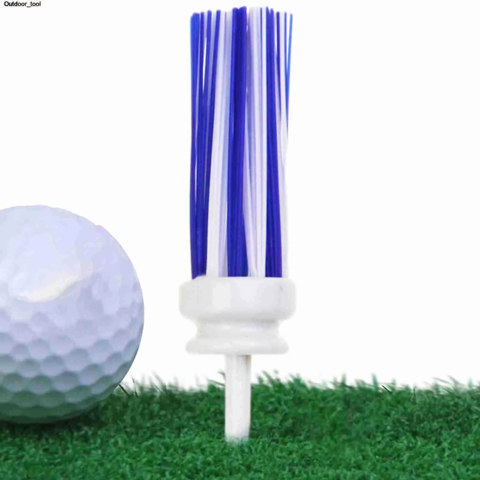 New 1Pc Unbreakable Golf Tees Brush Support For Longball Base Low Friction More Distance Different Height 54/70/83mm