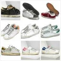 sneakers superstar doold dirty sports shoes golden fashion men women casual shoes white leather suede flat shoes big size 3546