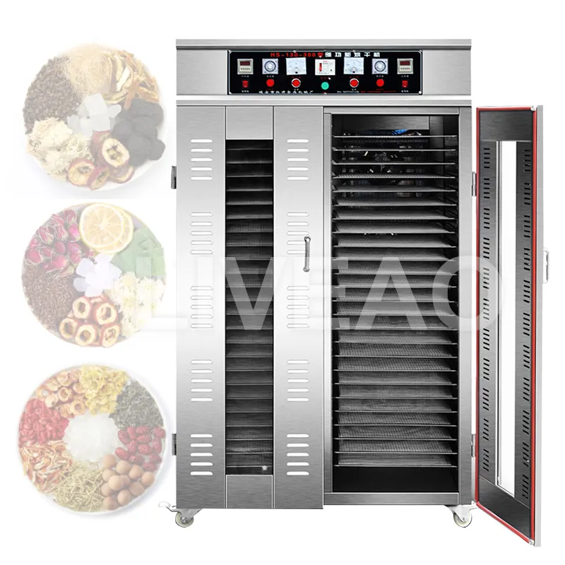 Liveao China Electric Kitchen Food Bacon Sausage Torkad kötttork 40 lager Vegetabilisk frukt Dehydrator