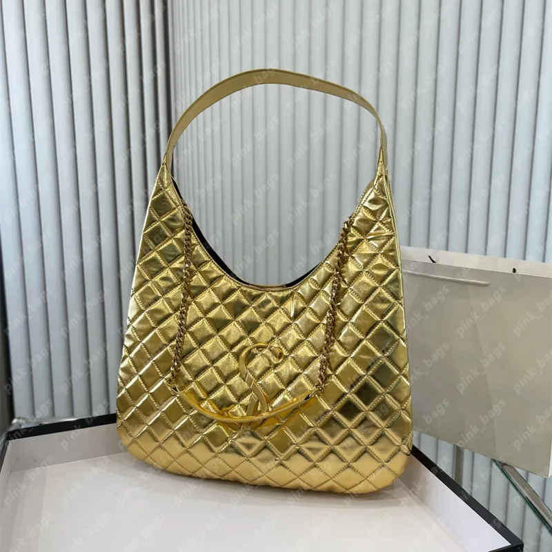 Moda Donna Hobo Borse Gold Designer Tote Silver Totes Borsa a tracolla Cinturino a catena Borsa da donna Luxurys Designer Borse Borsa Portafoglio 1017