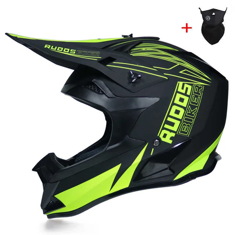 Rudos Biker Casco Send Goggles Gifts DOT Adult Female Men Unique