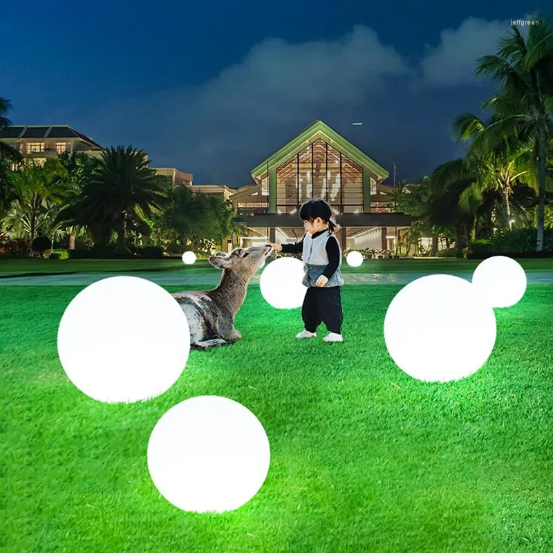 Wodoodporny LED Ball Ball Light Lighting Deco Jardin Exterieur Outdoor Party Wedding Bar Piscina Floating Lawn Lamps