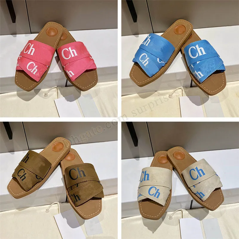 Women's New Slippers Flat Mule Flip-Flops Beach Shoes Sandals Square Toe White Black Grey Green Soft Pink Sail Navy Blue Summer Outer Wear Fashion