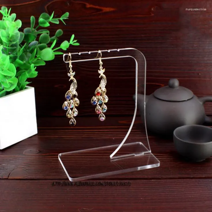 Jewelry Pouches Customized Acrylic Earring Display Hanger Bracelet Holder Hanging Rack Bangle Stand Necklace Showcase