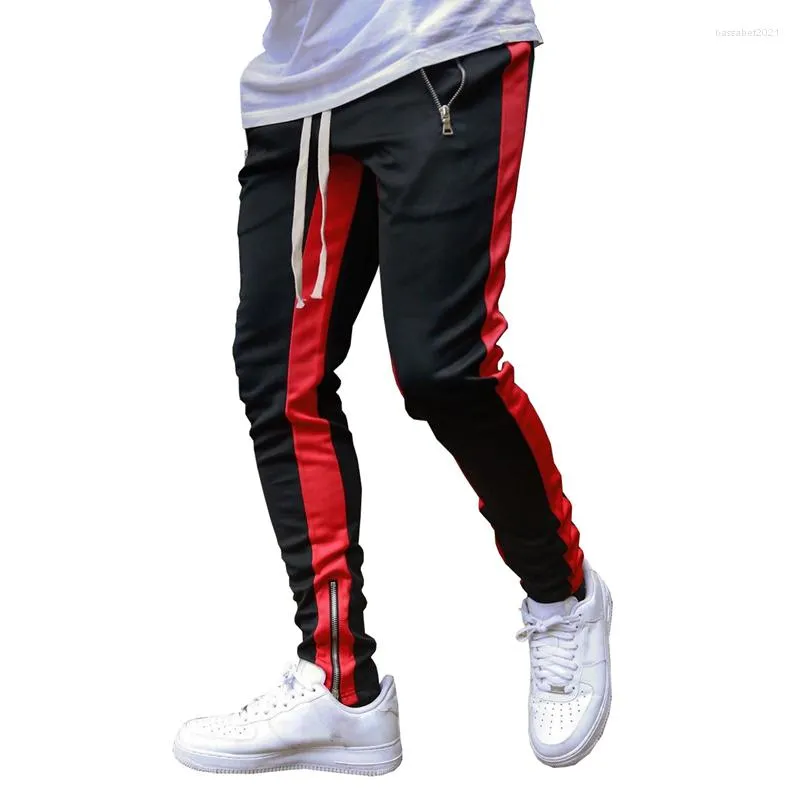 Calça masculina esporte casual mass calças de hip hop esportes de fitness preto calças de fitness bodger bodybuilding calça de moletom m-xxl