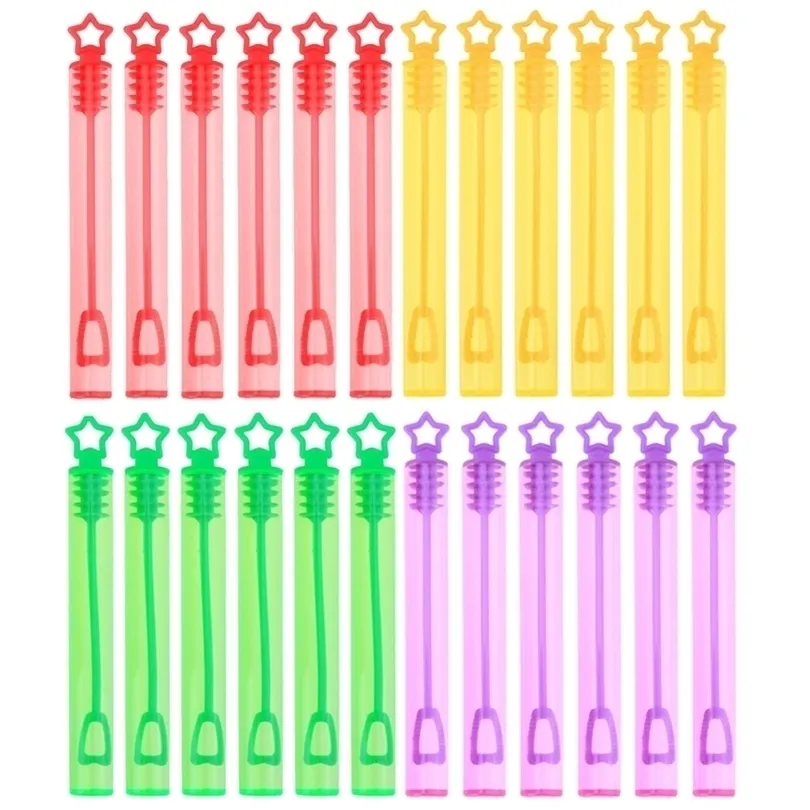24 Grandes Bulles de Savon pour Enfants, Baguette à Bulles Bulle Geante