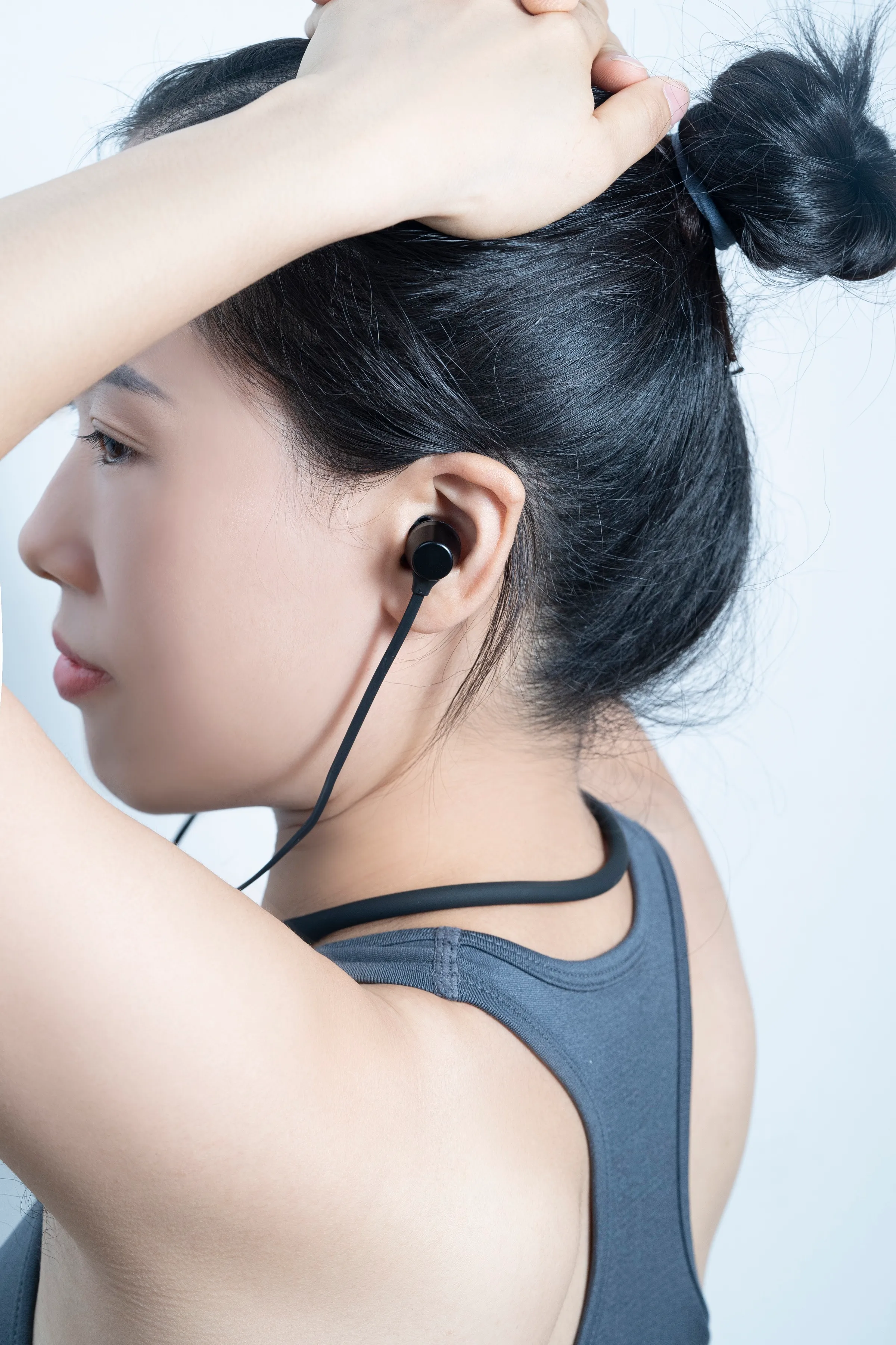 Słuchawki Bluetooth Słuchawki Opasek na szyję z hałasem enku anulowanie sportowych słuchawki Szybkie ładowanie