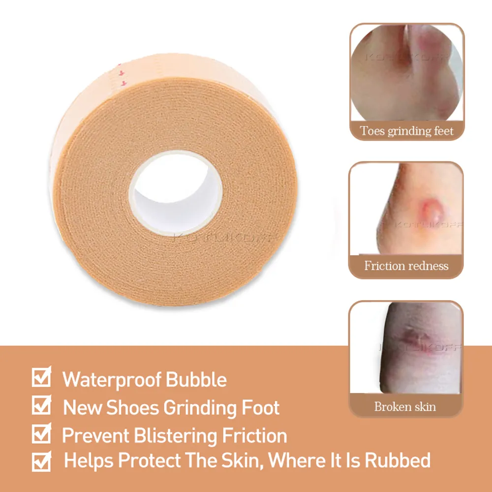 1pcs Multi-functional Bandage Medical Rubber Plaster Tape Self-adhesive Elastic Wrap Anti-wear Waterproof Heel Sticker Foot Pad