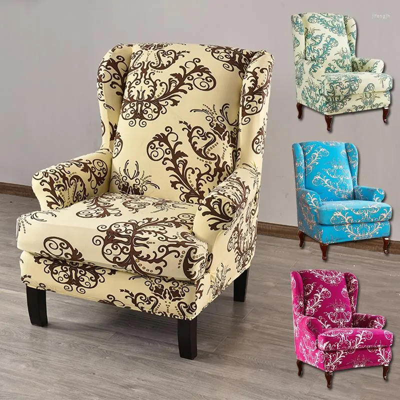 Housses de chaise doux élastique extensible canapé 1 sièges imprimé fleur canapé unique pour meubles de maison fauteuils bricolage décoration