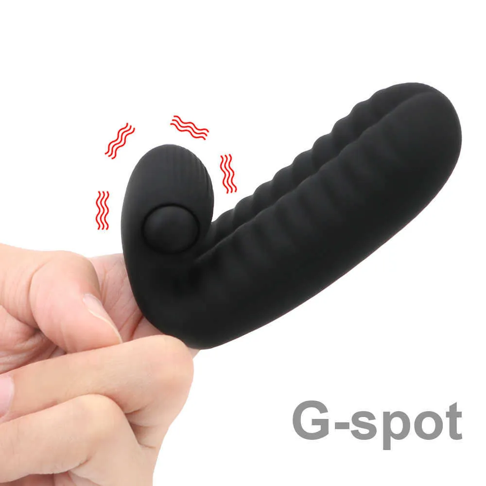 Schoonheid items vinger mouw vibrator stimulatie g spot massage clit zelfverdediging kracht lesbisch sexy speelgoed voor vrouwen volwassenen benodigdheden